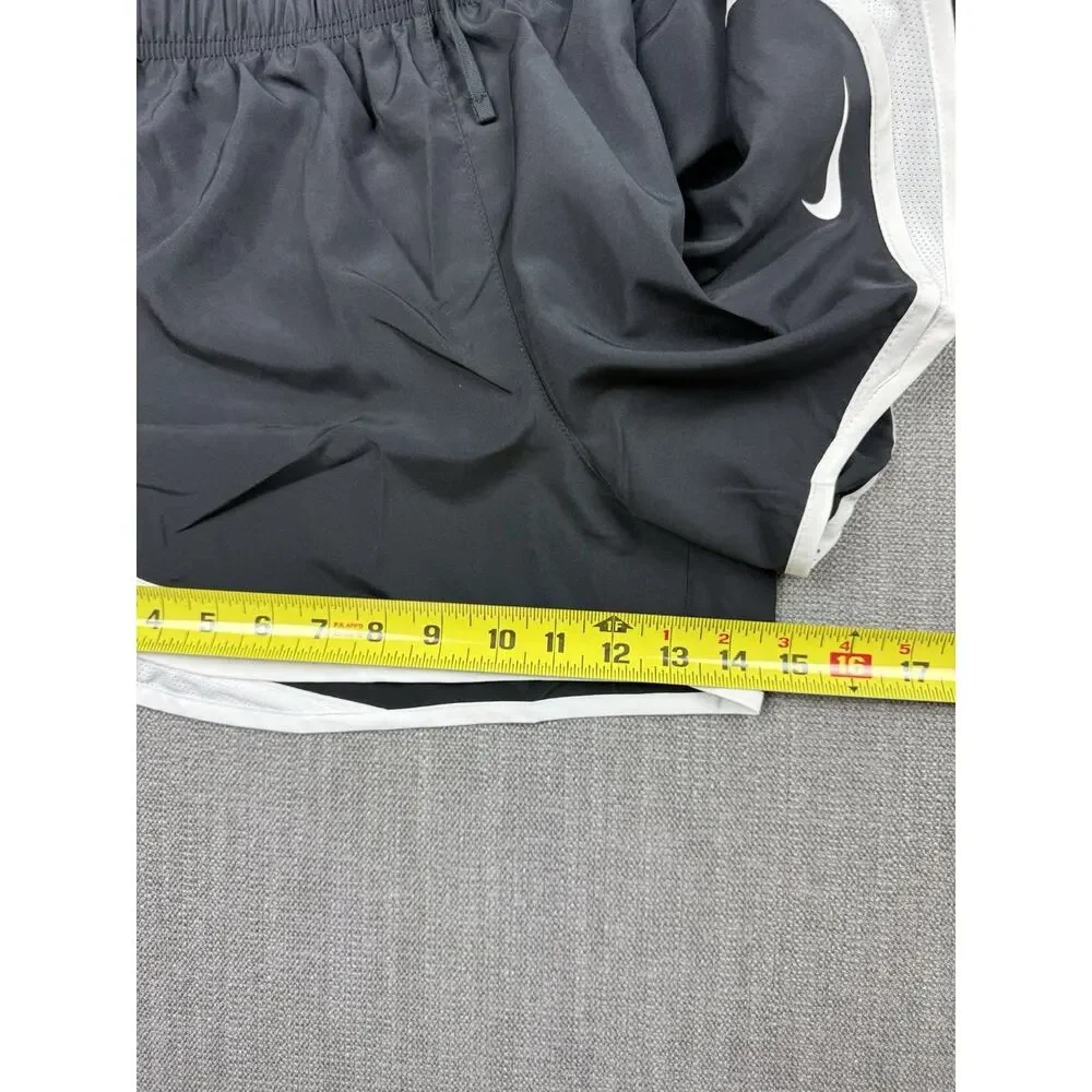 Nike Dri-FIT Women’s Running Shorts Black White Lined Size Large NWT